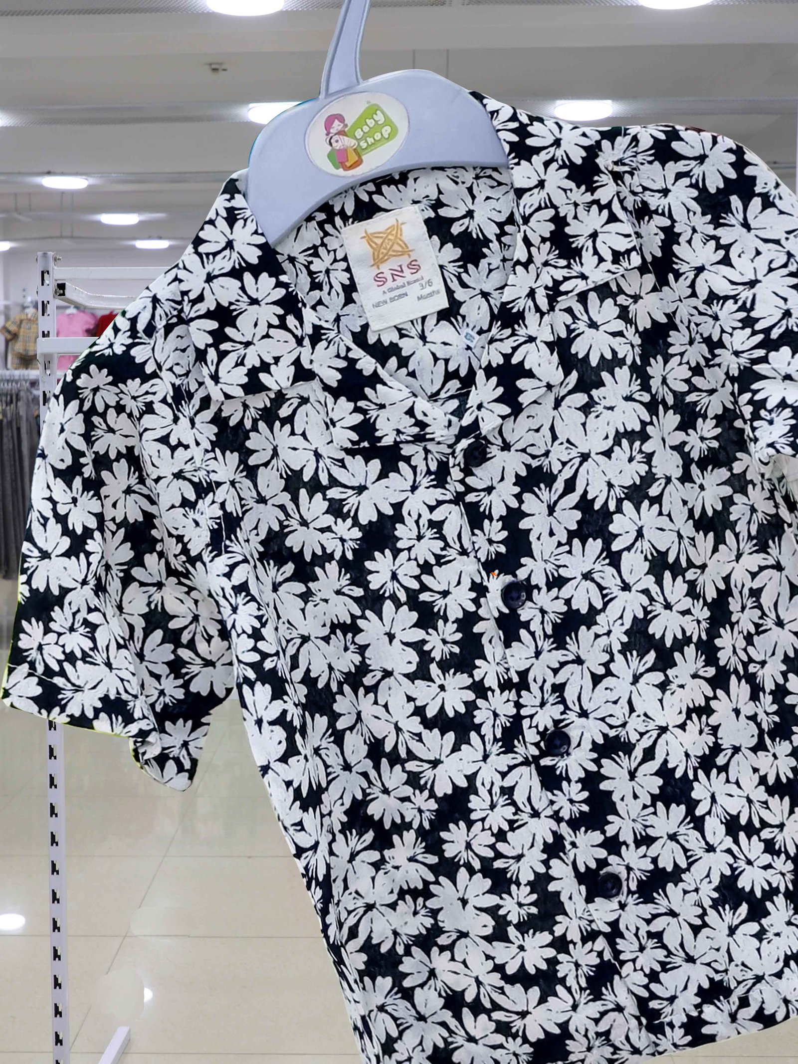 Boys Short Sleeve Shirt (0/3 M-6 Year) (110763)